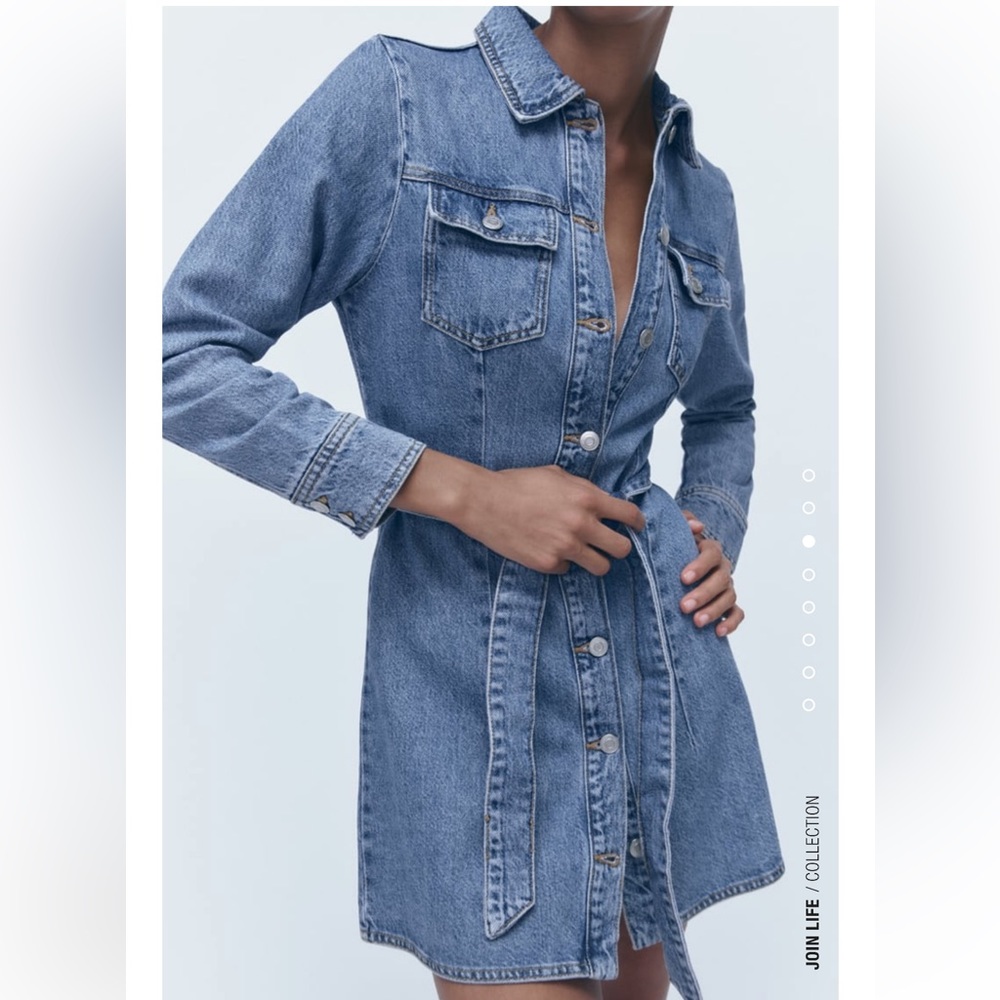 Zara denim dress